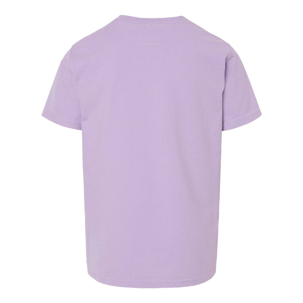 ComfortWash by Hanes Youth Garment-Dyed T-Shirt - Future Lavender - Back
