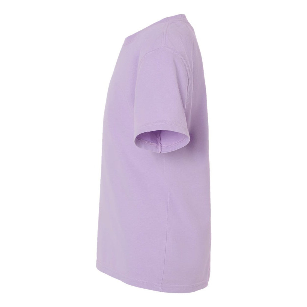 ComfortWash by Hanes Youth Garment-Dyed T-Shirt - Future Lavender - Direct Side