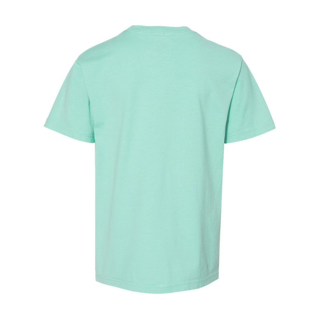 ComfortWash by Hanes Youth Garment-Dyed T-Shirt - Honeydew - Back
