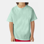 ComfortWash by Hanes Youth Garment-Dyed T-Shirt - Honeydew - On Model Front