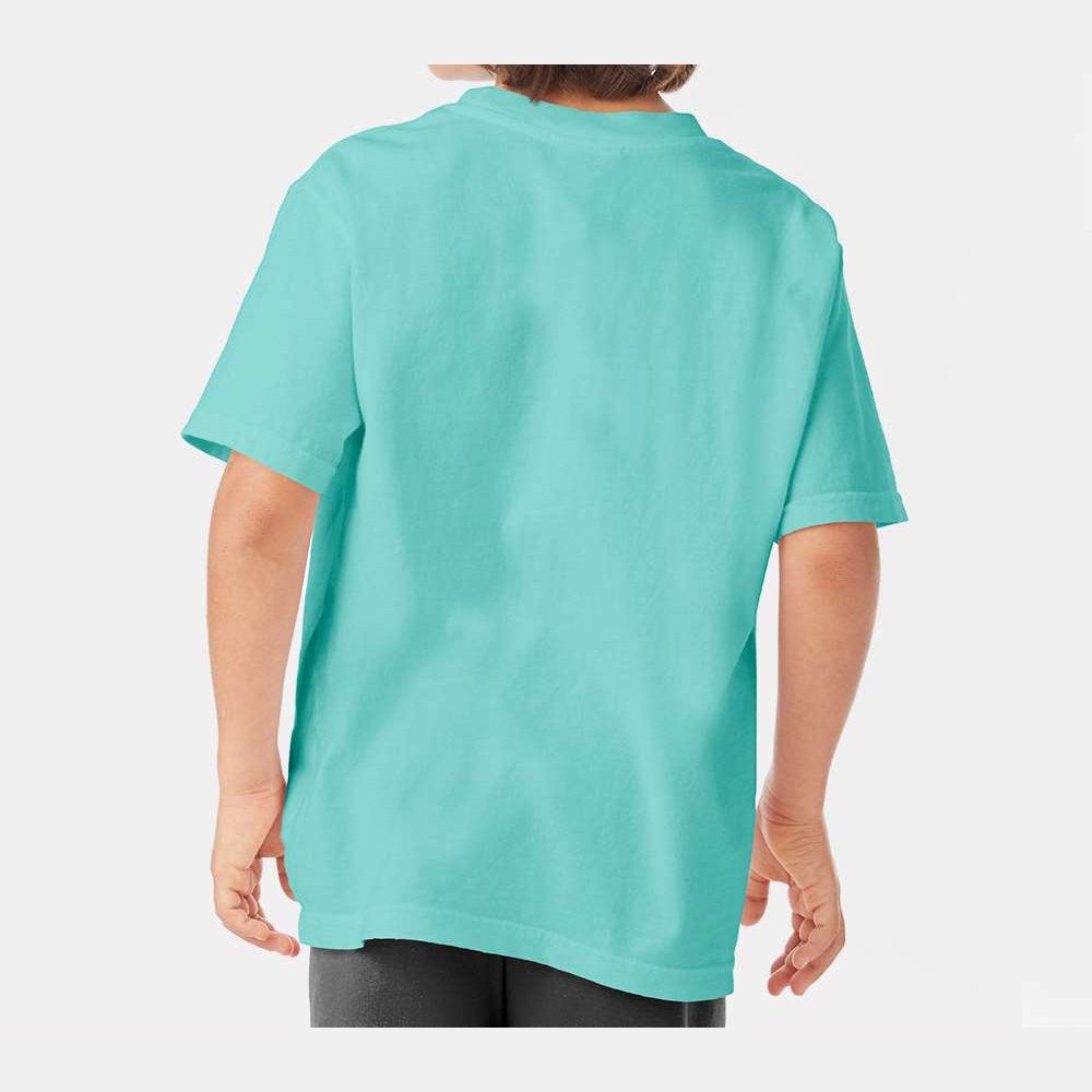 ComfortWash by Hanes Youth Garment-Dyed T-Shirt - Mint - On Model Back