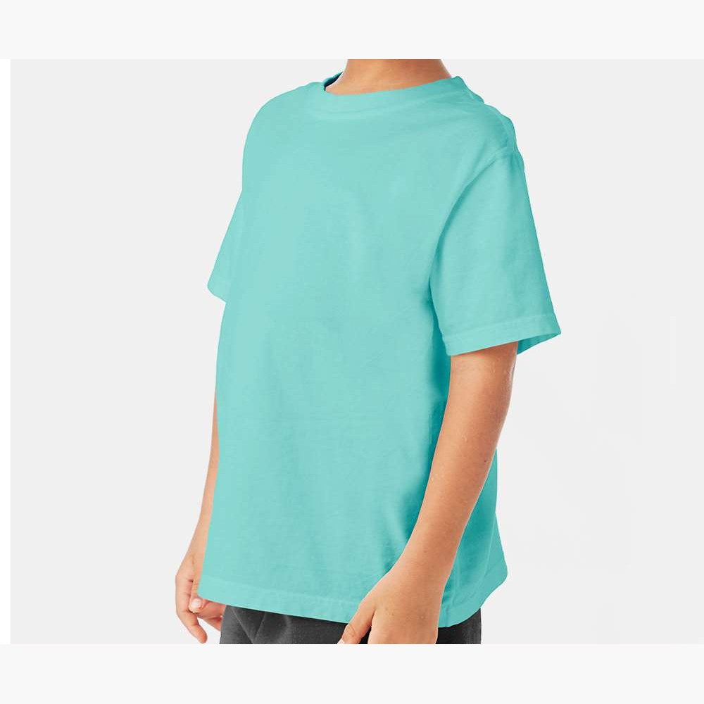 ComfortWash by Hanes Youth Garment-Dyed T-Shirt - Mint - On Model Side