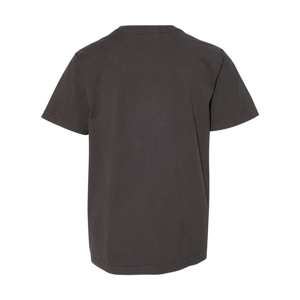 ComfortWash by Hanes Youth Garment-Dyed T-Shirt - New Railroad Grey - Back