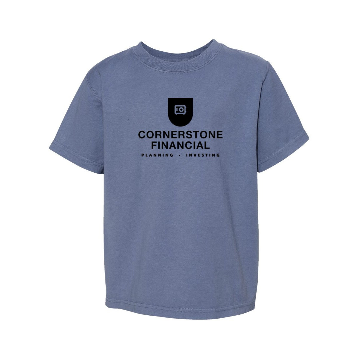 ComfortWash by Hanes Youth Garment-Dyed T-Shirt - Saltwater - Front