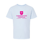 ComfortWash by Hanes Youth Garment-Dyed T-Shirt - Soothing Blue - Front