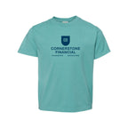 ComfortWash by Hanes Youth Garment-Dyed T-Shirt - Spanish Moss - Front