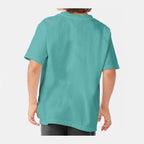 ComfortWash by Hanes Youth Garment-Dyed T-Shirt - Spanish Moss - On Model Back