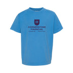 ComfortWash by Hanes Youth Garment-Dyed T-Shirt - Summer Sky Blue - Front