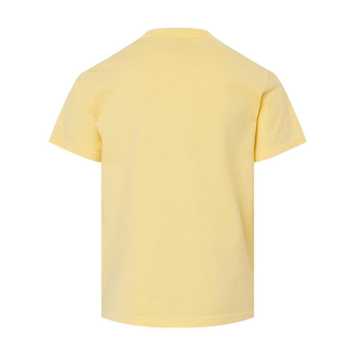 ComfortWash by Hanes Youth Garment-Dyed T-Shirt - Summer Squash Yellow - Back
