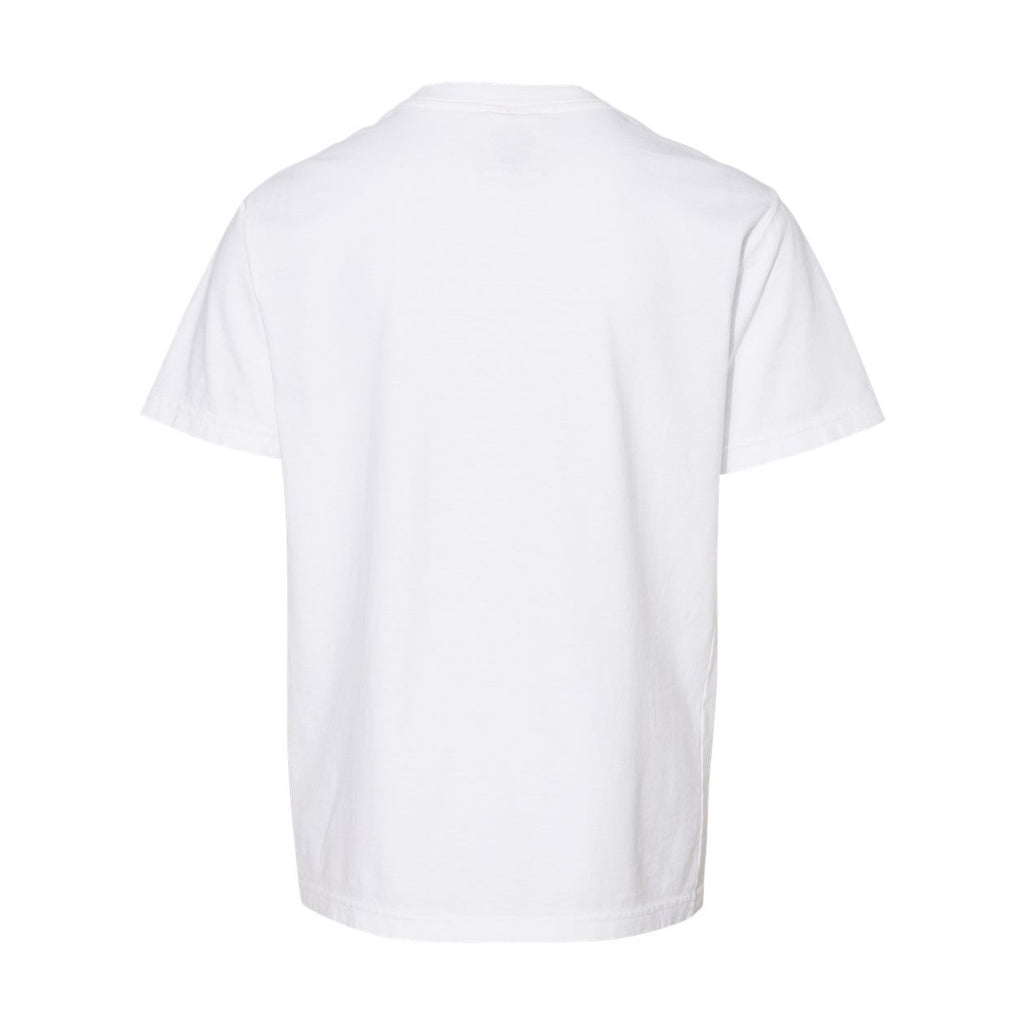 ComfortWash by Hanes Youth Garment-Dyed T-Shirt - White - Back