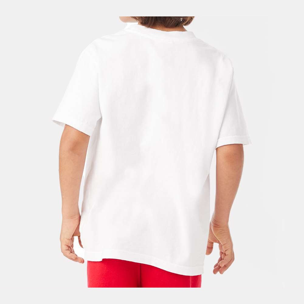 ComfortWash by Hanes Youth Garment-Dyed T-Shirt - White - On Model Back