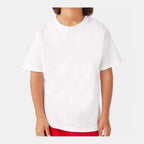 ComfortWash by Hanes Youth Garment-Dyed T-Shirt - White - On Model Front
