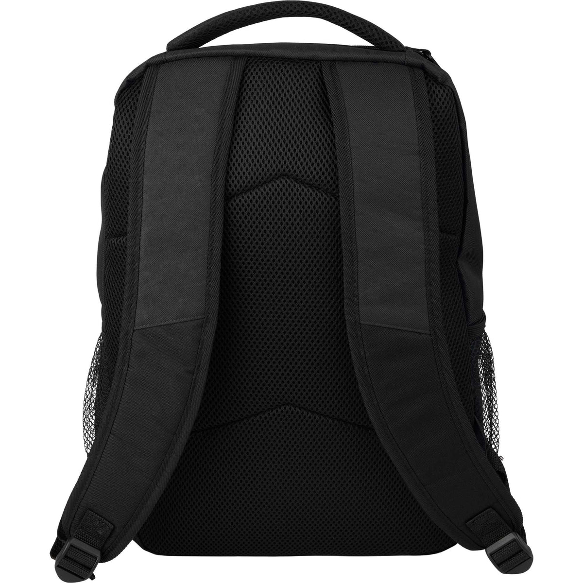 Commander Recycled Laptop Backpack with AirTag Pocket, 16 Inch - Charcoal - Back