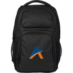 Commander Recycled Laptop Backpack with AirTag Pocket, 16 Inch - Charcoal - Front