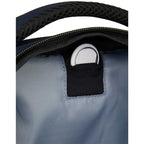 Commander Recycled Laptop Backpack with AirTag Pocket, 16 Inch Embroidery - Navy - Detail