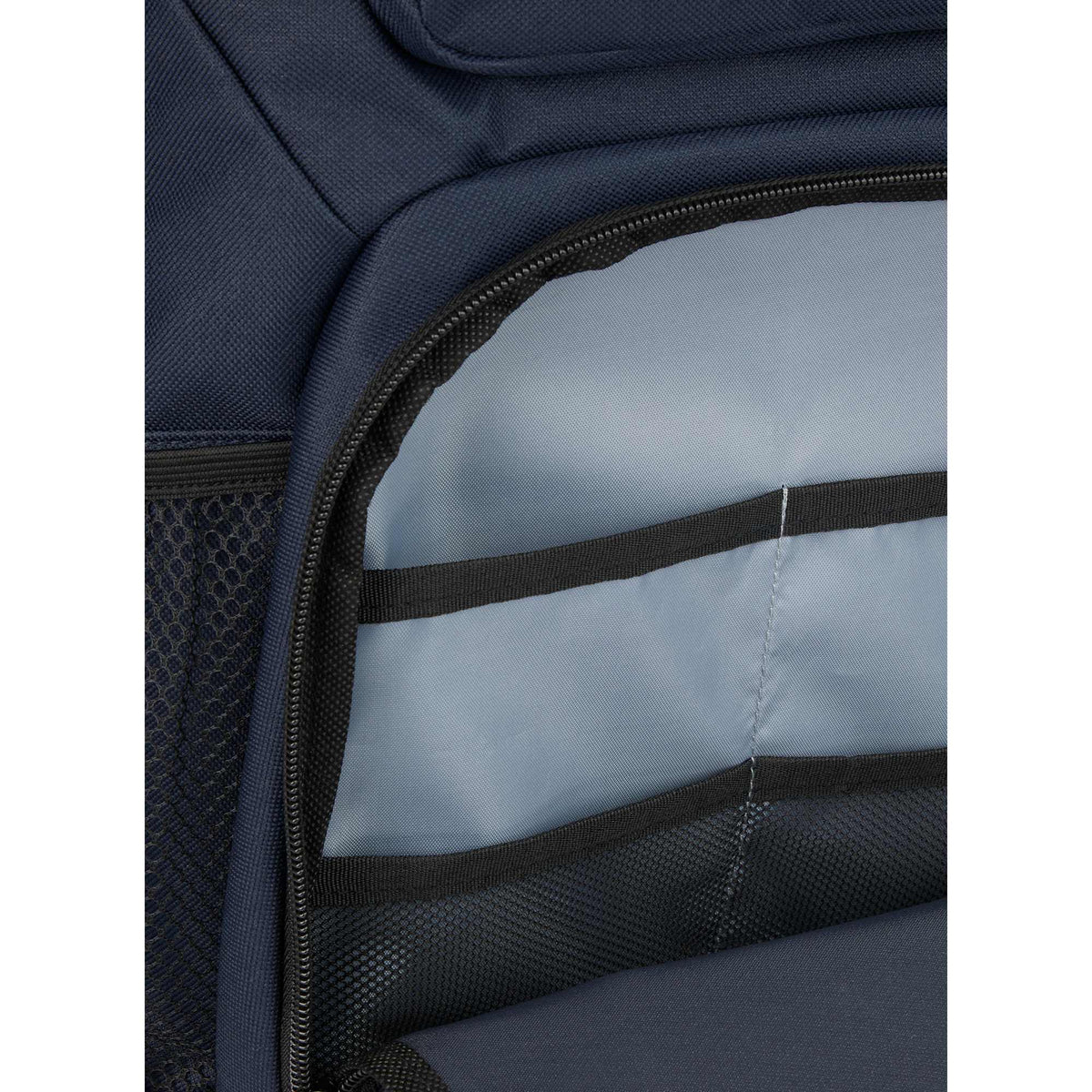 Commander Recycled Laptop Backpack with AirTag Pocket, 16 Inch - Navy - Detail 3