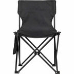 Compact Folding Chair with Carry Bag, 200 lb Capacity Full Color - Black - Back