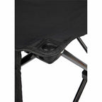 Compact Folding Chair with Carry Bag, 200 lb Capacity Full Color - Black - Detail 4