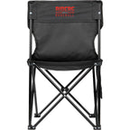 Compact Folding Chair with Carry Bag, 200 lb Capacity Full Color - Black - Front