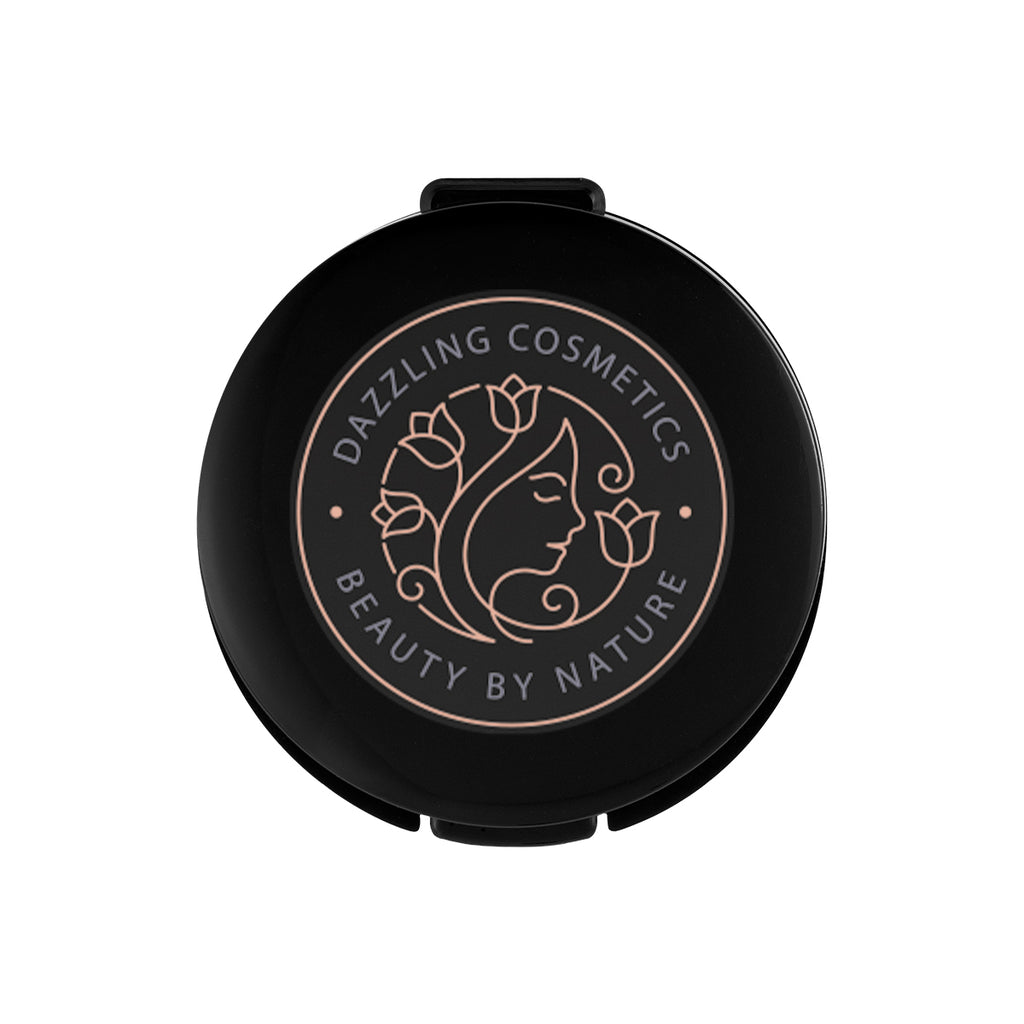 Compact Lip Moisturizer, Recycled - Black - Full Color on a Clear Label