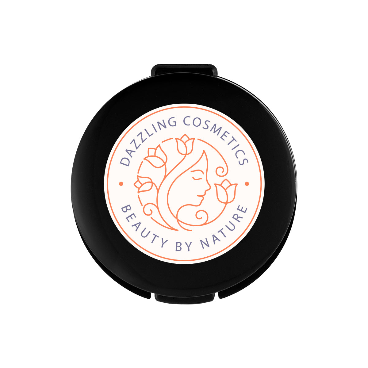 Compact Lip Moisturizer, Recycled - Black - Full Color on a White Label
