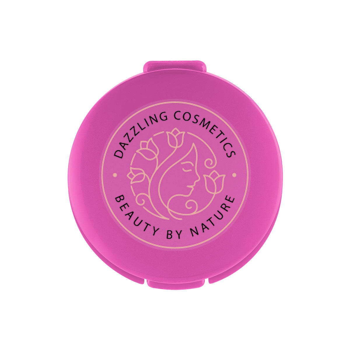 Compact Lip Moisturizer, Recycled - Fuchsia - Full Color on a Clear Label