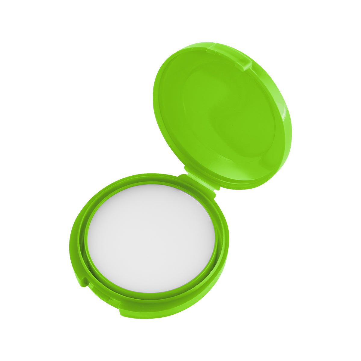 Compact Lip Moisturizer, Recycled - Lime Green - Open