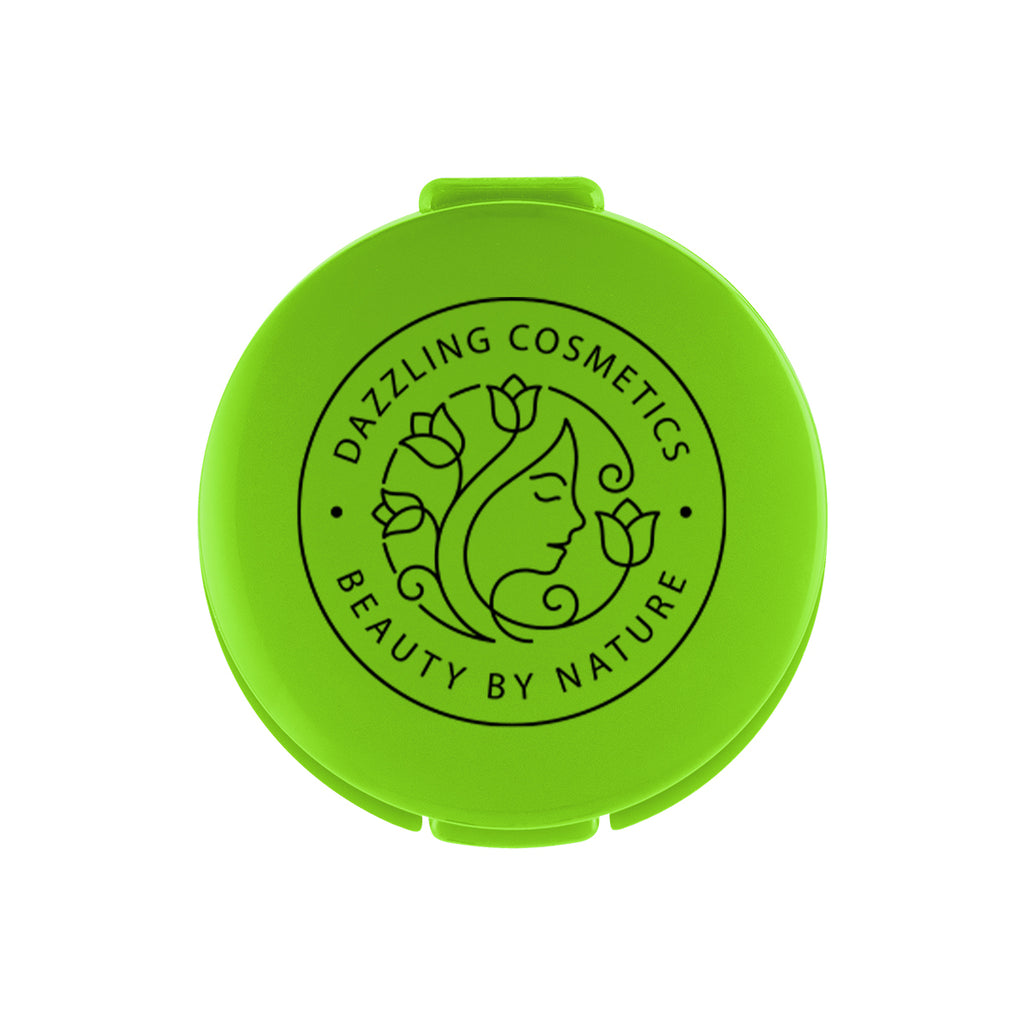 Compact Lip Moisturizer, Recycled - Lime Green - Pad Print