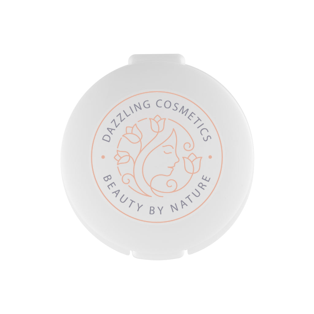 Compact Lip Moisturizer, Recycled - White - Full Color on a Clear Label
