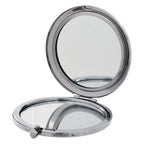 Compact Mirror, Jewelled - Blue - Blank+Open