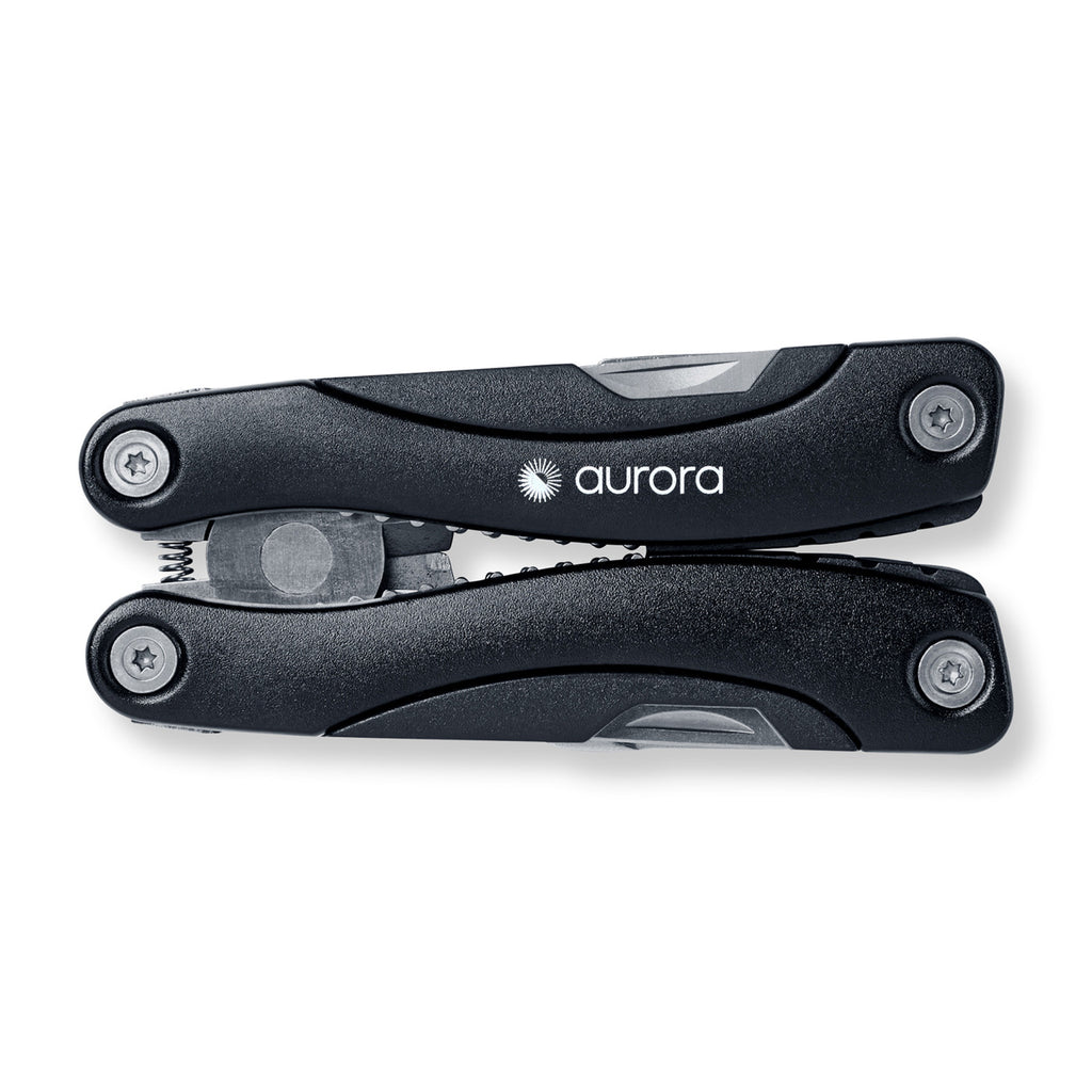 Compact Multi Tool with Carry Case Laser Engraving - Black - View 3