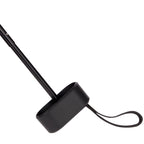 Compact Travel Umbrella with Zip Case, 37 Inch - Black - Handle