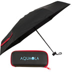 Compact Travel Umbrella with Zip Case, 37 Inch - Red - Right Angle
