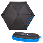 Compact Travel Umbrella with Zip Case, 37 Inch - Royal - Front