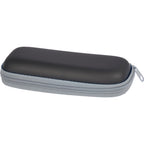 Compact Travel Umbrella with Zip Case, 37 Inch - Silver - Case