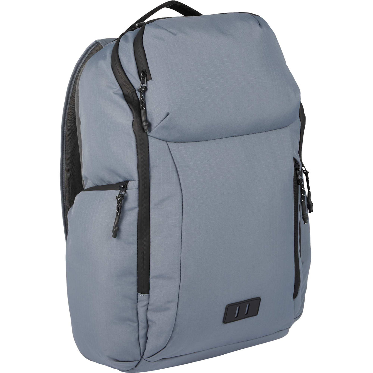 Compass Recycled Ripstop Backpack with AirTag Handle, 15 Inch - Gray - Right Angle