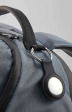 Compass Recycled Ripstop Backpack with AirTag Handle, 15 Inch Transfer - Gray - Detail