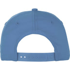 Composite Structured Ball Cap with Seamless Front Transfer - Denim - Back Flat