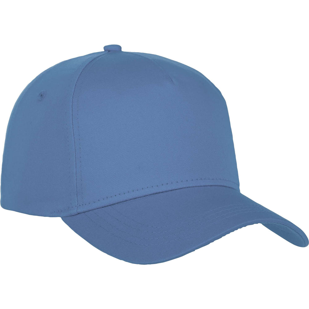 Composite Structured Ball Cap with Seamless Front Transfer - Denim - Flat 2
