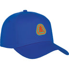 Composite Structured Ball Cap with Seamless Front Transfer - New Royal - Flat