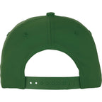 Composite Structured Ball Cap with Seamless Front Transfer - Pine Green - Back Flat