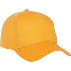 Composite Structured Ball Cap with Seamless Front Transfer - Yellow - Flat 2