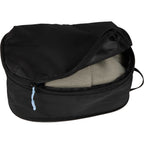 Compression Packing Cubes with Blue Zip Pulls, Set of 2 - Black - Propped 3