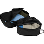 Compression Packing Cubes with Blue Zip Pulls, Set of 2 - Black - Propped