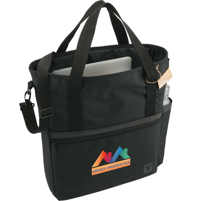 Computer Tote in Recycled Polyester Embroidery