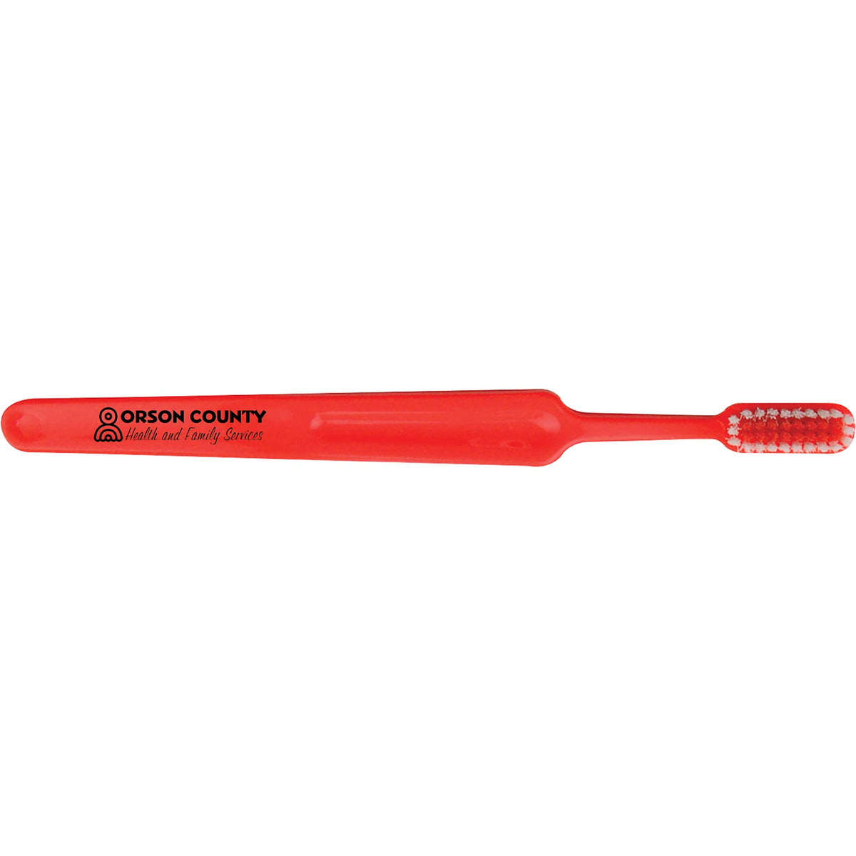 Concept Bold Adult Toothbrush in Bright Colors - Orange - Front 2