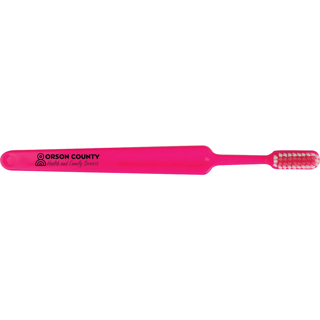 Concept Bold Adult Toothbrush in Bright Colors - Pink - Front