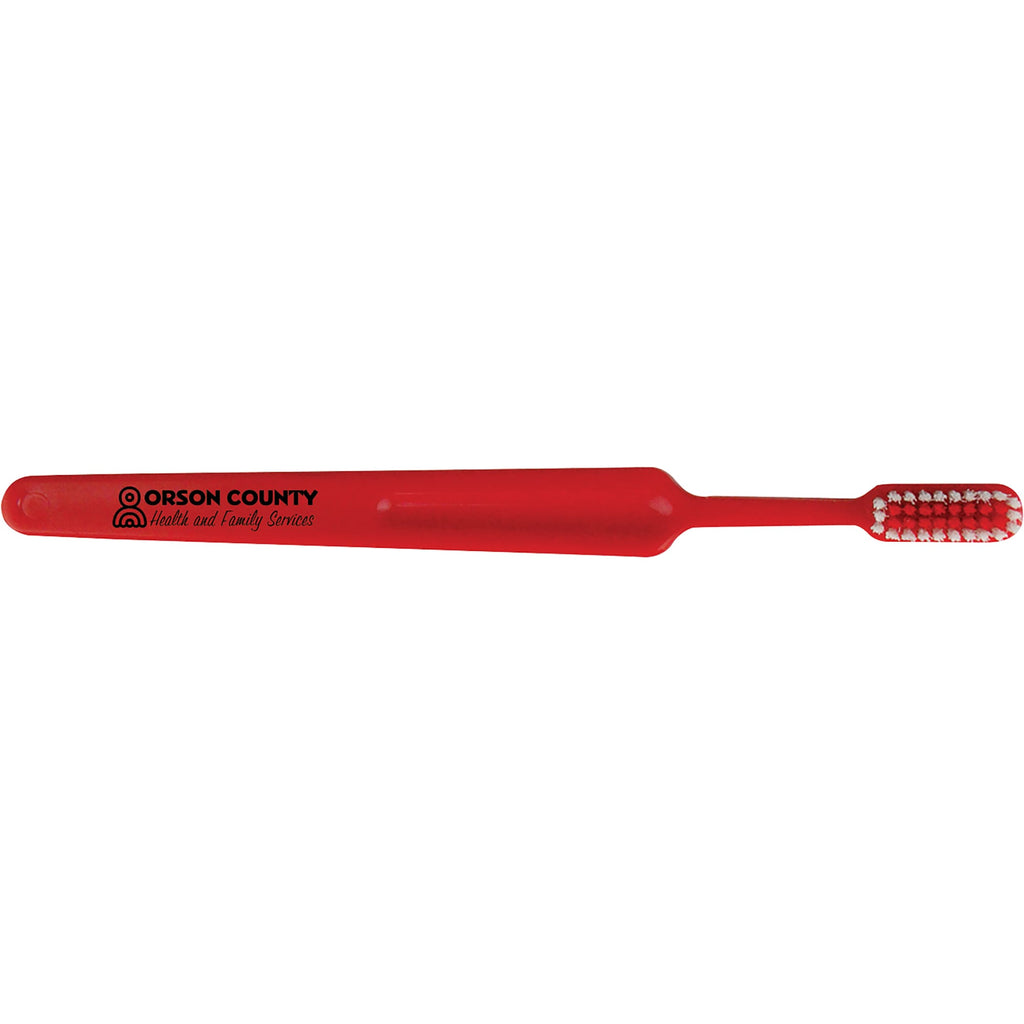 Concept Bold Adult Toothbrush in Bright Colors - Red - Front