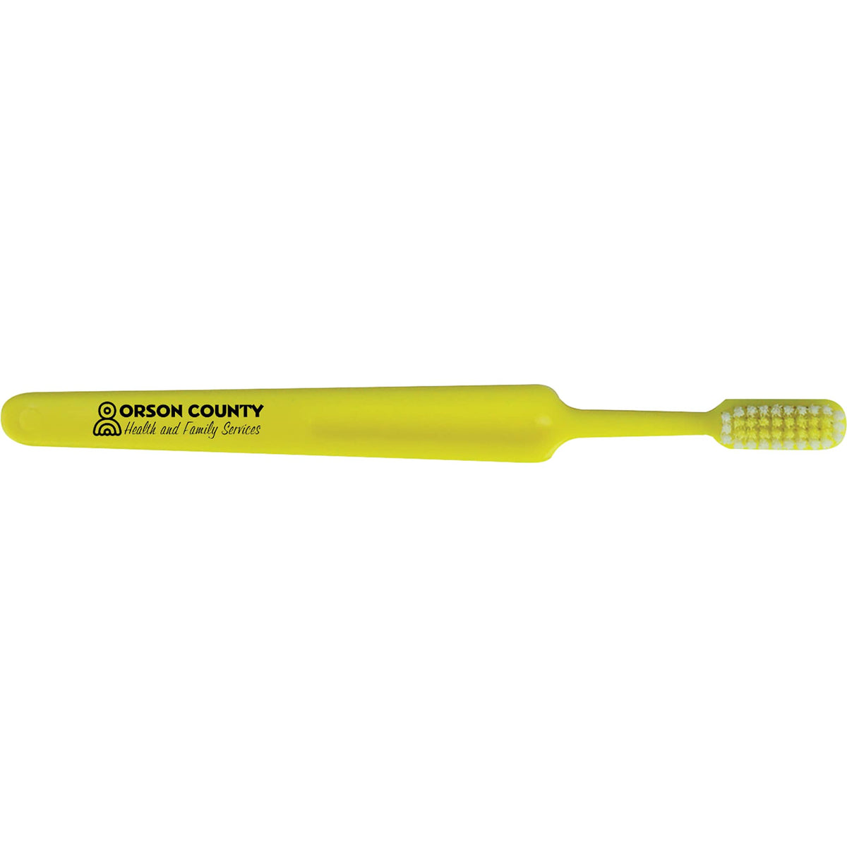 Concept Bold Adult Toothbrush in Bright Colors - Yellow - Front