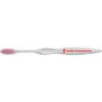 Concept Curve Toothbrush with White Handle - Pink - Front 2